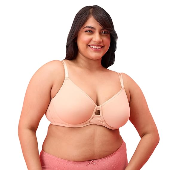 NYKD Casual Cotton Blend Bra for Women Wired, Non-Padded, Full Coverage Fit